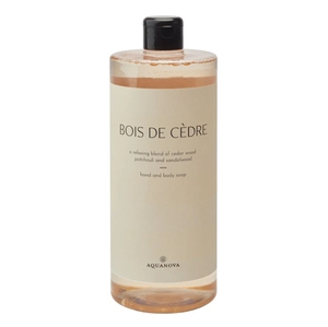 Refill liquid hand and body soap Paris Bois De Cèdre