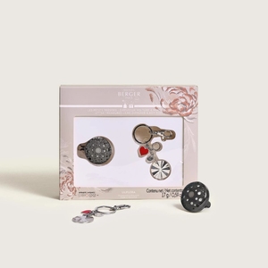 Difuzor pentru automobil Ophelia + breloc decorativ (silver)