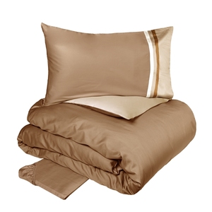 Lenjerie de pat Kubric 250X200 Tortora+Cammello