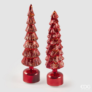 Decoration Pino Twist LED H40,5 Music+Mov. Red