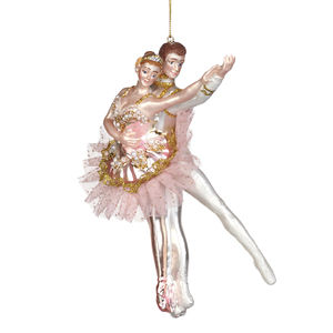 Jucărie brad Glass/Tulle Ballerina Couple