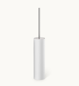 Stone Toilet Brush Holder white