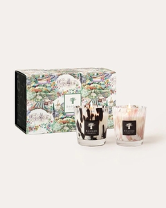 Gift Box Duo Candles Black & White Pearls