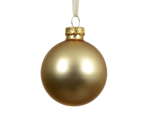 Jucărie brad Glass Matt D10 Light Gold