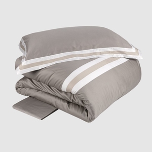 Duvet cover set Sentieri 220X200 Sasso-Torrone