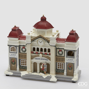 Decoration Diorama Stazione Music+LED