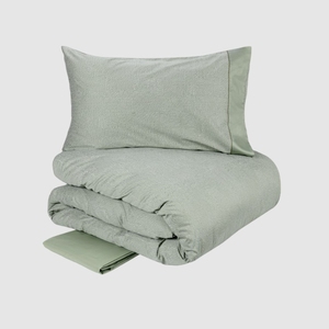 Duvet cover Sashiko 220X200 Verde