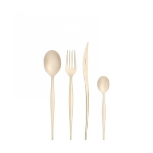 Natura Champagne Set of 24 cutlery in Lux box