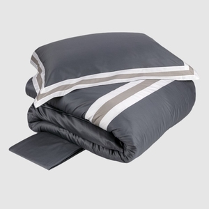 Duvet cover set Sentieri 220X200 Sasso-Torrone