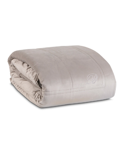 Bedspread Blu Velvet 270X270 Ice