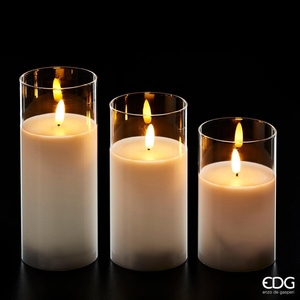Set of 3 LED candles
