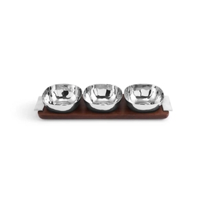 Reflective Triple Bowl