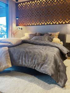 Duvet cover set Oman 250X200 tortora
