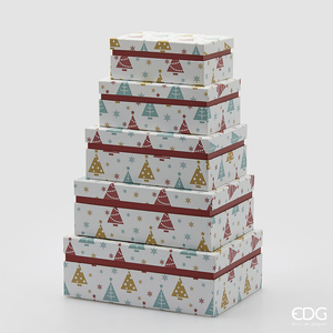 Set of 5 decorative boxes Pini