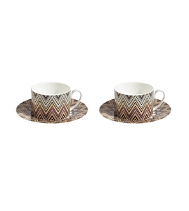 Zig Zag Jarris 148 Set of 2 tea cups and saucers