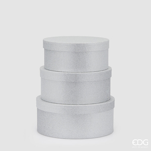 Набор из 3 декоративных коробок Glitter