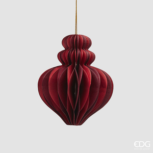 Jucărie brad Trottola Origami H10 Red Mix