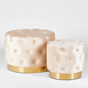 Set de2 pufuri Velluto Captionne