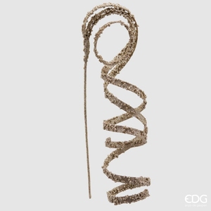 Decorative branch Filante Glitter Light Gold