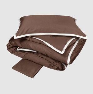 Постельное белье Hellen 250X200 Cioccolato+Bianco Seta