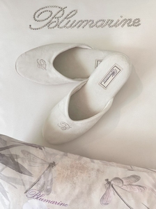 House slippers Blu Velvet Perla 36