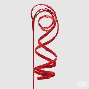 Decorative branch Filante Glitter Red