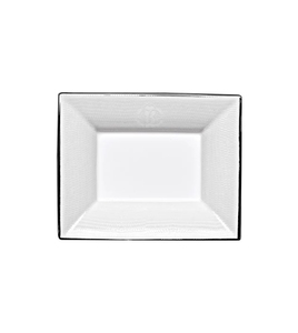 Lizzard Platin Rectangular Dish