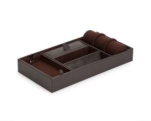 Blake Valet Tray With Cuff brown