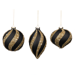 Christmas tree decoration Stripe Ball