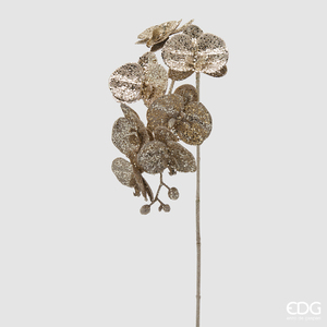 Decorative branch Orchidea Phaleanopsis Glitter H85