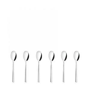 Portofino Set of 6 moka spoons in Lux Box