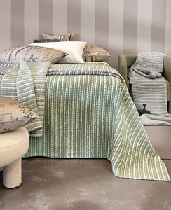 Bedspread Samoa Liscio 270X270 salvia