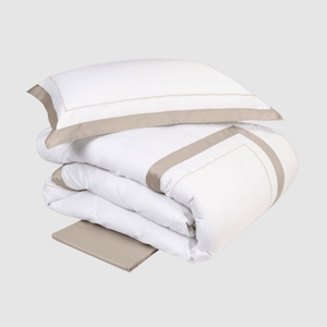 Duvet cover Darsena 250X200 Bianco+Corda