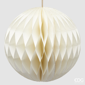 Елочная игрушка Palla Origami White