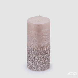 Свеча Rustic Moccolo Glitter Antique Pink