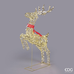 Decoration LED Renna con Fiocco 960MicroLED