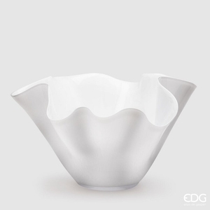Vase Drappo White