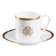 Silk Gold Set de 6 Ceaști pentru cafea cu farfurii