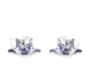 Azulejos Set de 2 cești de cafea si farfurii 
