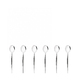 Natura Set of 6 moka spoons in a Gift Box 